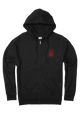 Sudadera con Cremallera Temple - Negro
