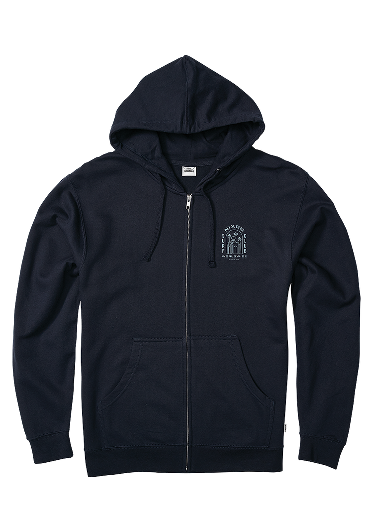 Sudadera con Cremallera Temple - Azul marino