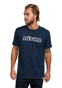 OG Script Eco-Repreve® T-Shirt - Azul marino/blanco View 3