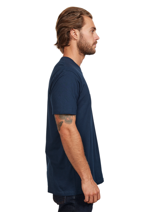 OG Script Eco-Repreve® T-Shirt - Azul marino/blanco