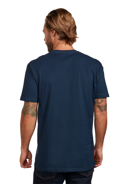 OG Script Eco-Repreve® T-Shirt - Azul marino/blanco View 5