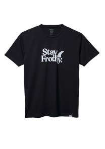 Stay Frothy Repreve® T-Shirt - Negro/blanco View 1