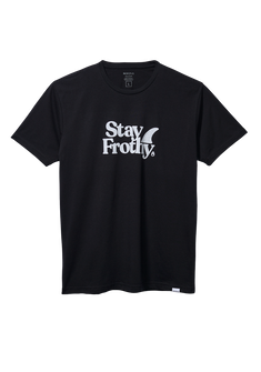 Stay Frothy Repreve® T-Shirt - Negro/blanco