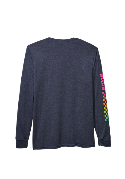 Circuit Long Sleeve Repreve® T-Shirt - Azul marino/multi View 2