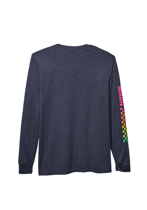 Circuit Long Sleeve Repreve® T-Shirt - Azul marino/multi