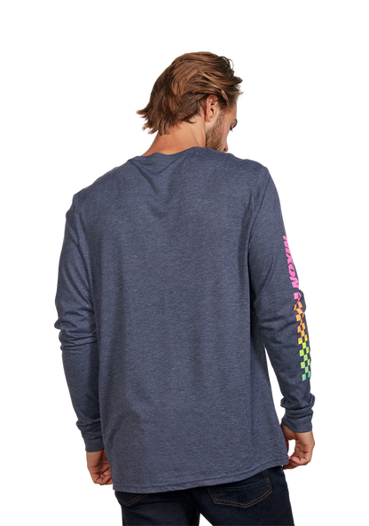 Circuit Long Sleeve Repreve® T-Shirt - Azul marino/multi View 5