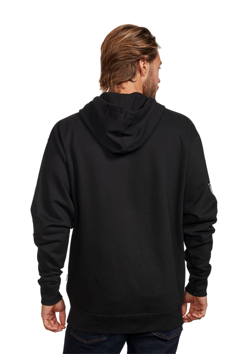 Sudadera Track Zip - Negro/blanco