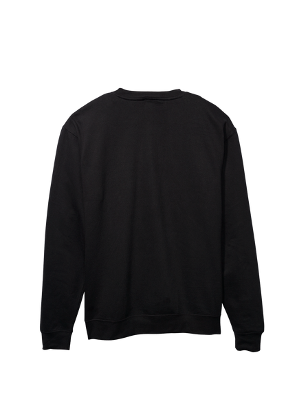 Sudadera Rosas Crew - Negro/rojo View 2