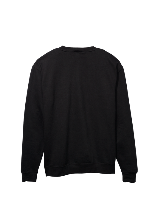 Sudadera Rosas Crew - Negro/rojo