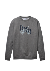 Sudadera Rosas Crew - Gris oscuro / Gris View 1